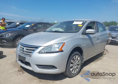 2014 Nissan Sentra S z USA, uszkodzony, nr VIN 3N1AB7AP1EL679082
